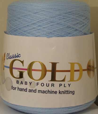 Gold Baby 4 Ply Cones 400g Baby Blue 16